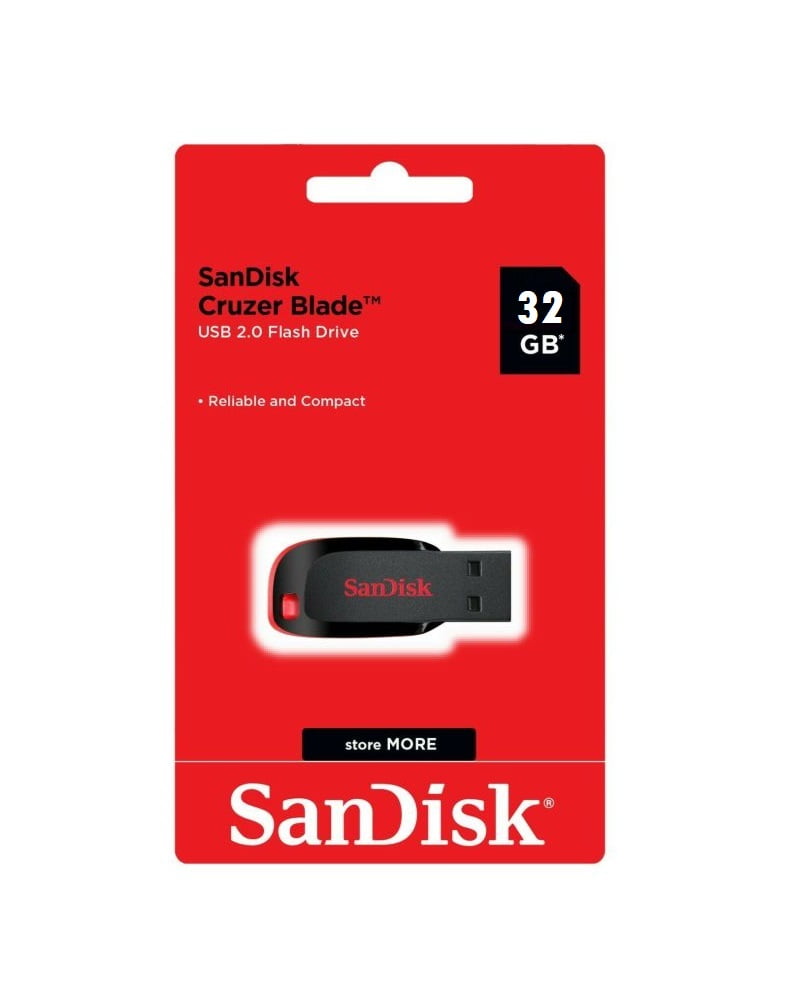 Flasdisk Computer Flashdisk Sandisk Cruzer Blade 32GB USB 2.0 - Bleza Computer